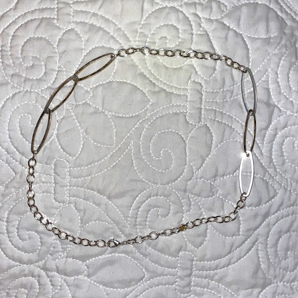 Silver Cain choker